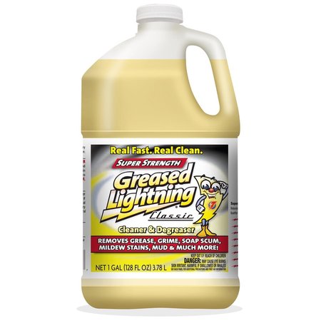 GREASED LIGHTNING Fresh Scent Cleaner and Degreaser 1 gal Liquid 22569245392